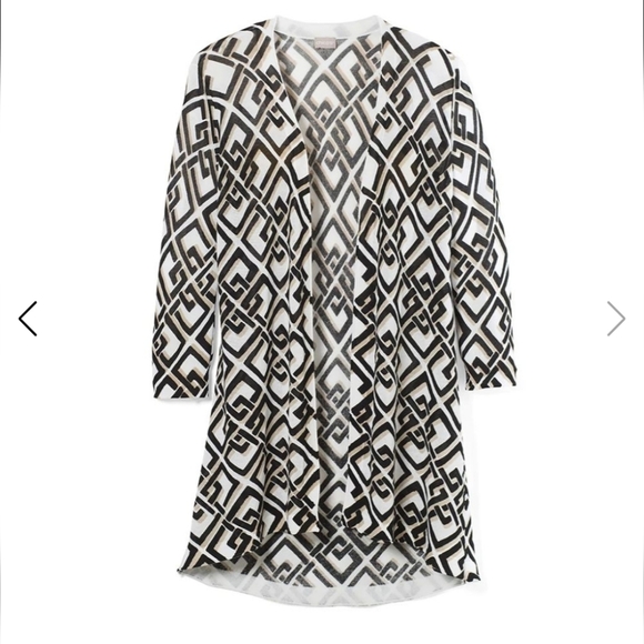 Chico's Geometric Cardigan - Picture 7 of 9